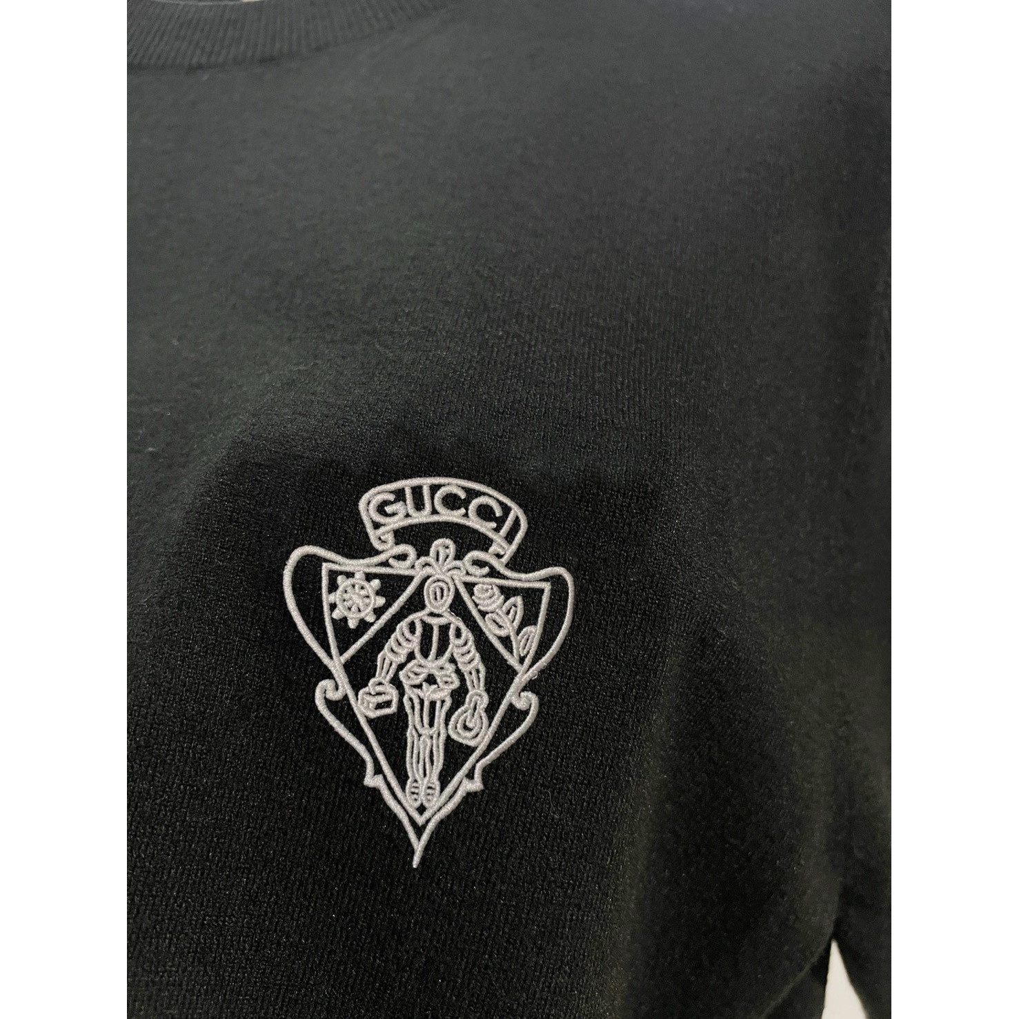 <p>GUCCI 针织衫圆领(黑)</p>