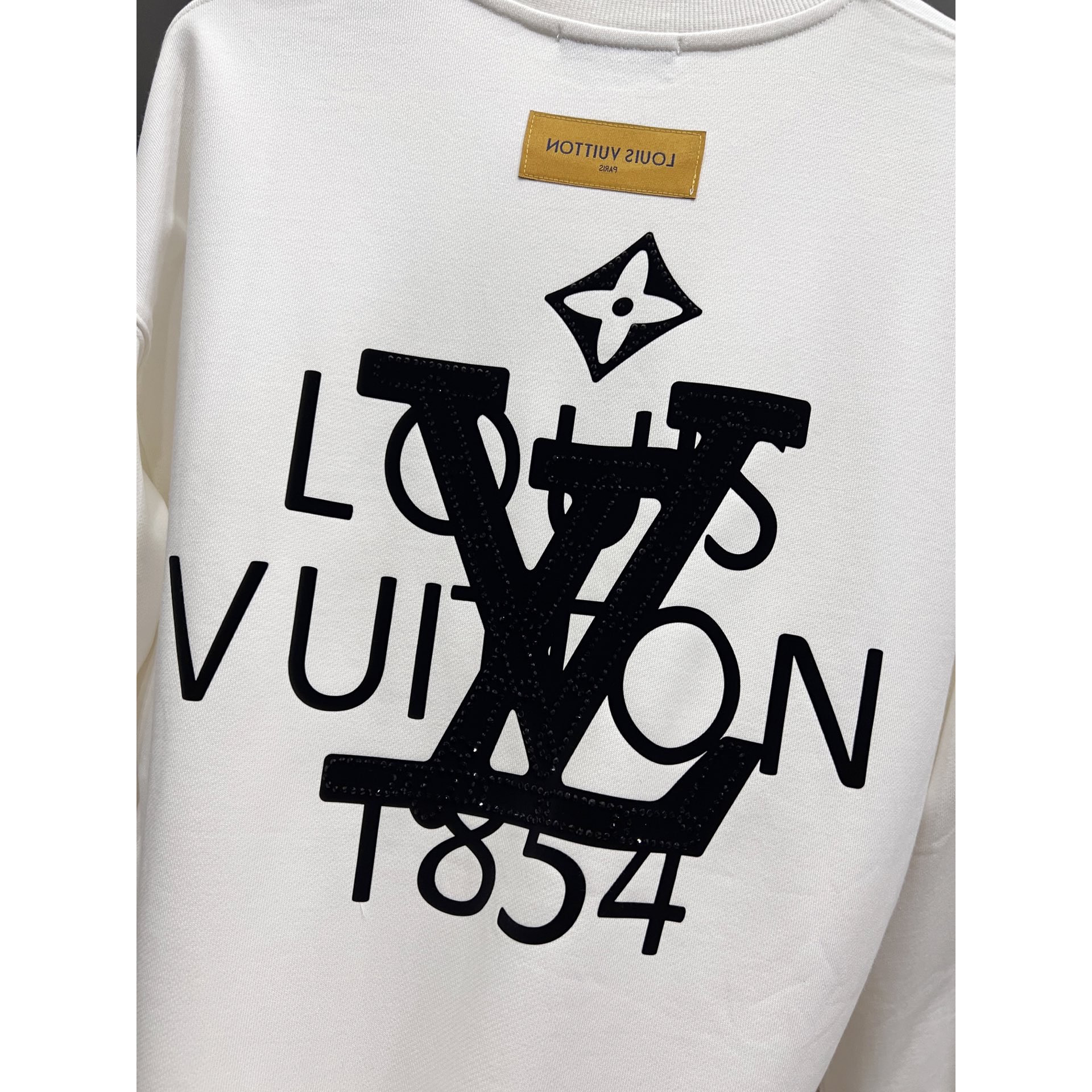 <p>LV 圆领长袖卫衣(白)</p>