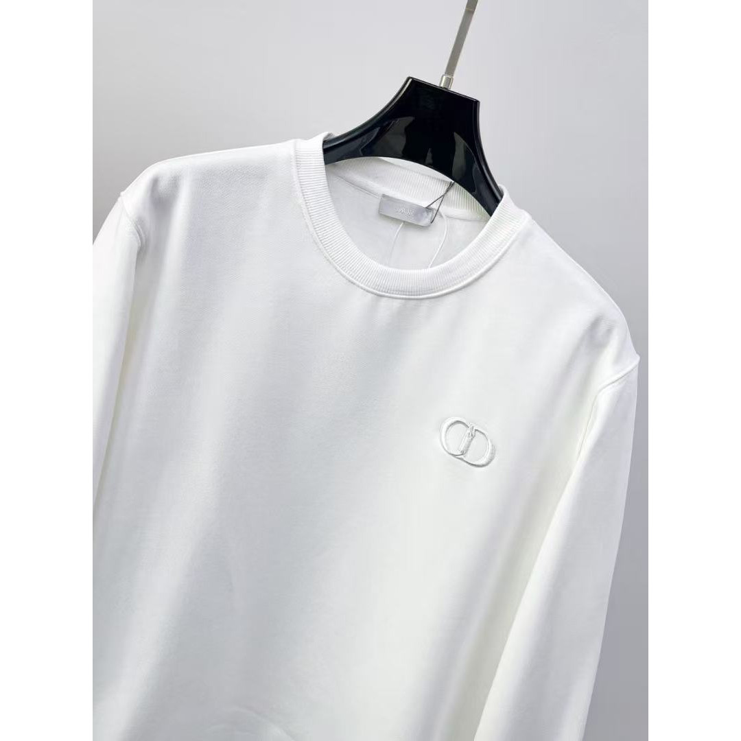 <p>DIOR 圆领卫衣(白)</p>