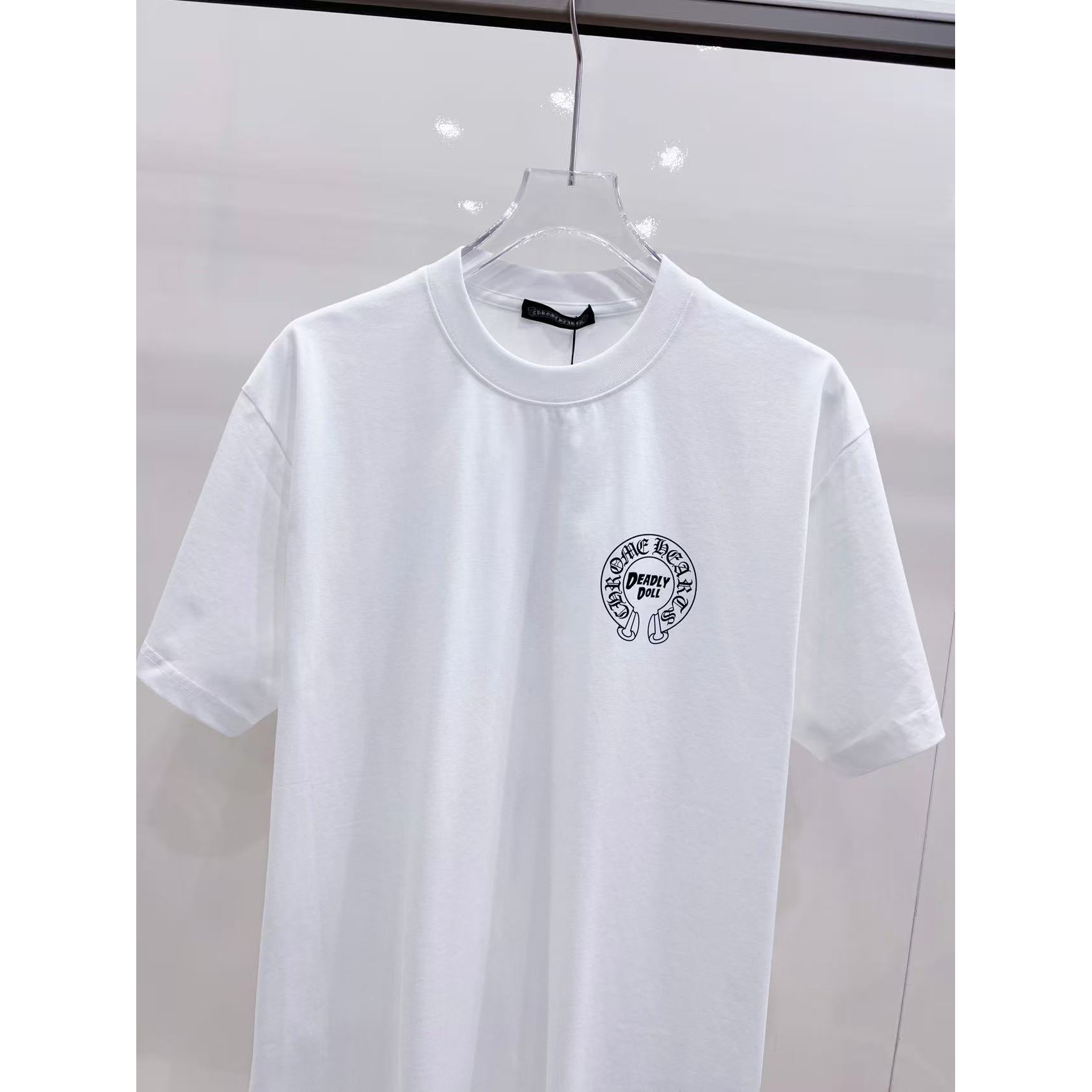 <p>CHROME HEARTS &amp; Deadly Doll 联名短袖(白)</p>