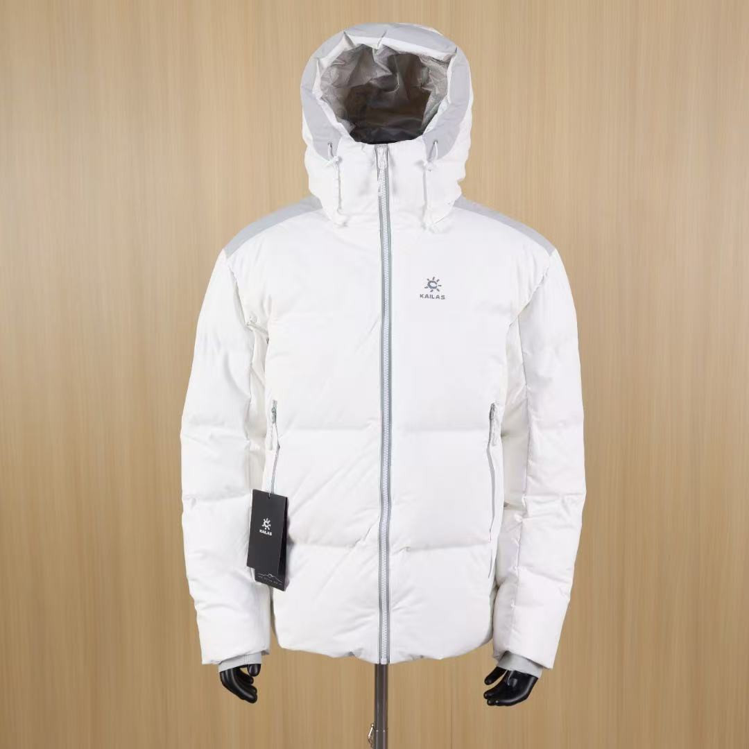 <p>KAILAS 达古冬季户外抗寒加厚登山防风服(白)</p>