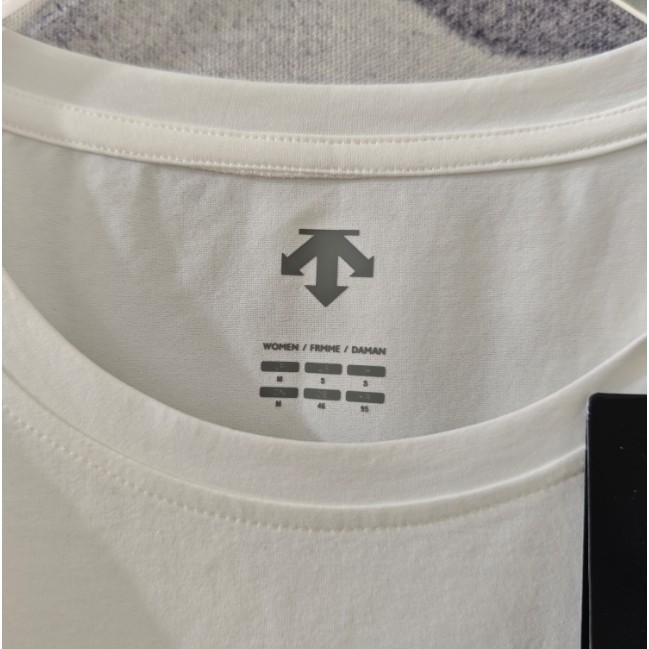 <p>DESCENTE 速乾短袖T恤(白)</p>