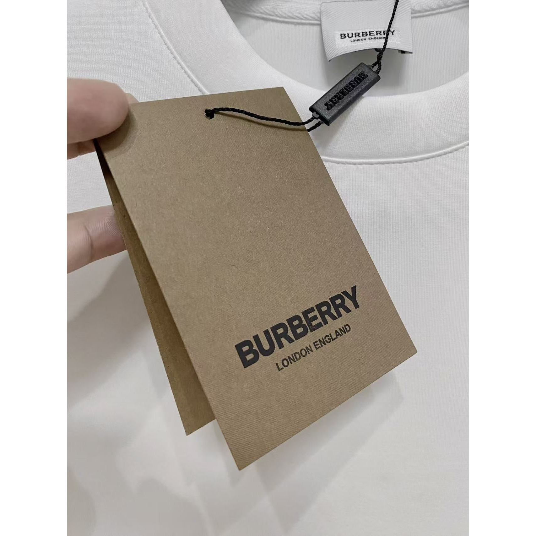<p>BURBERRY 太空棉卫衣(白)</p>