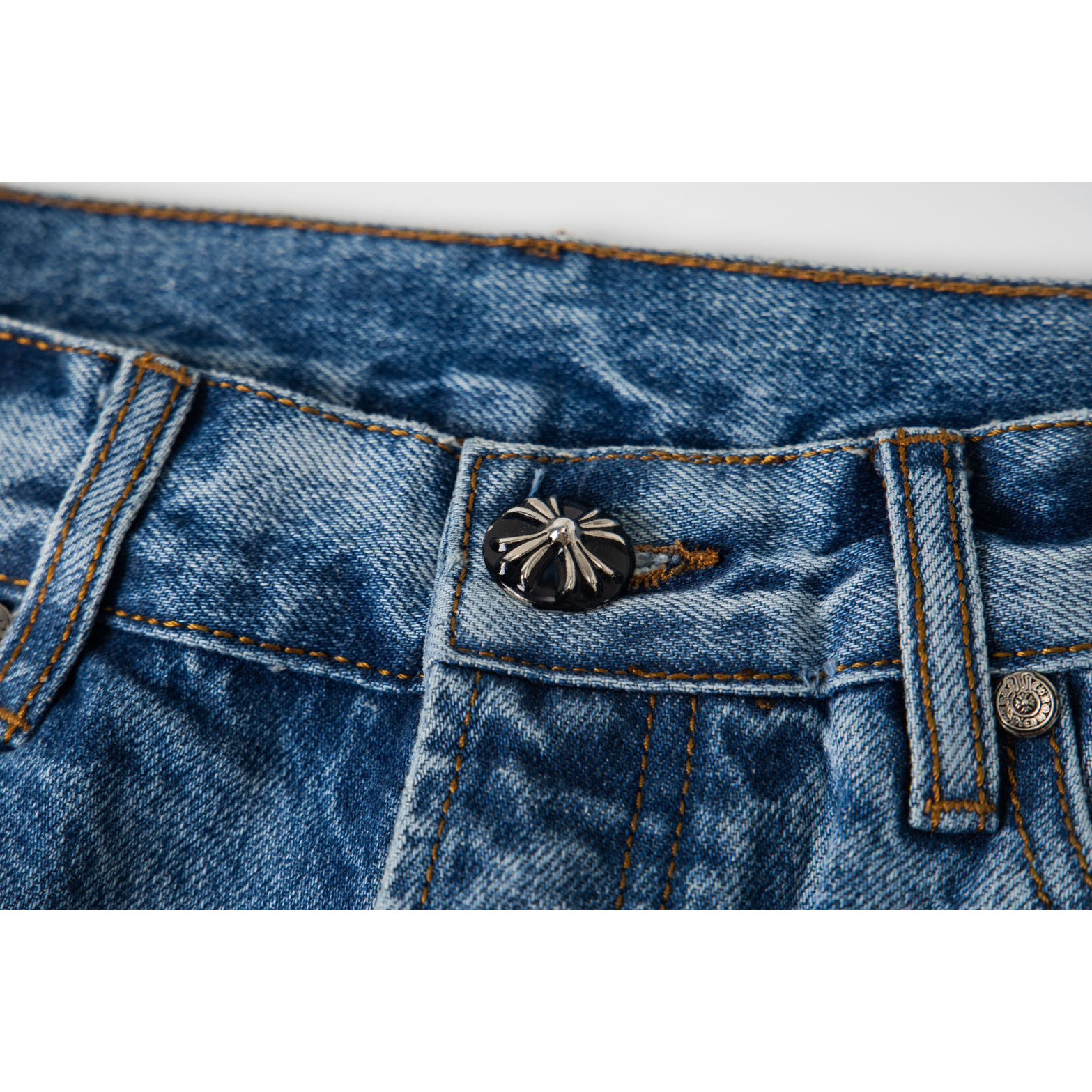 <p>CHROME HEARTS Sex章鱼牛仔裤(1759#)</p>