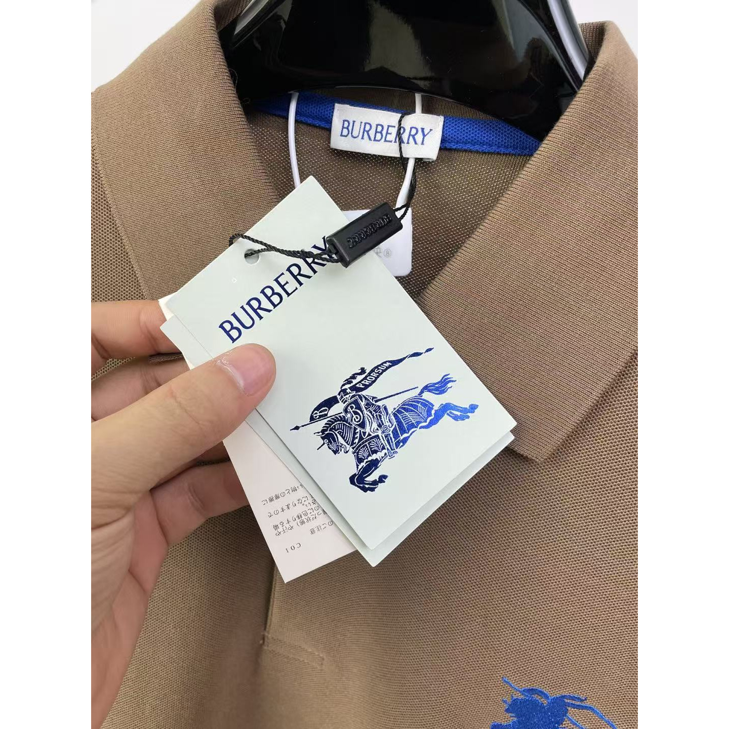 <p>BURBERRY 长袖Polo衫(棕)</p>