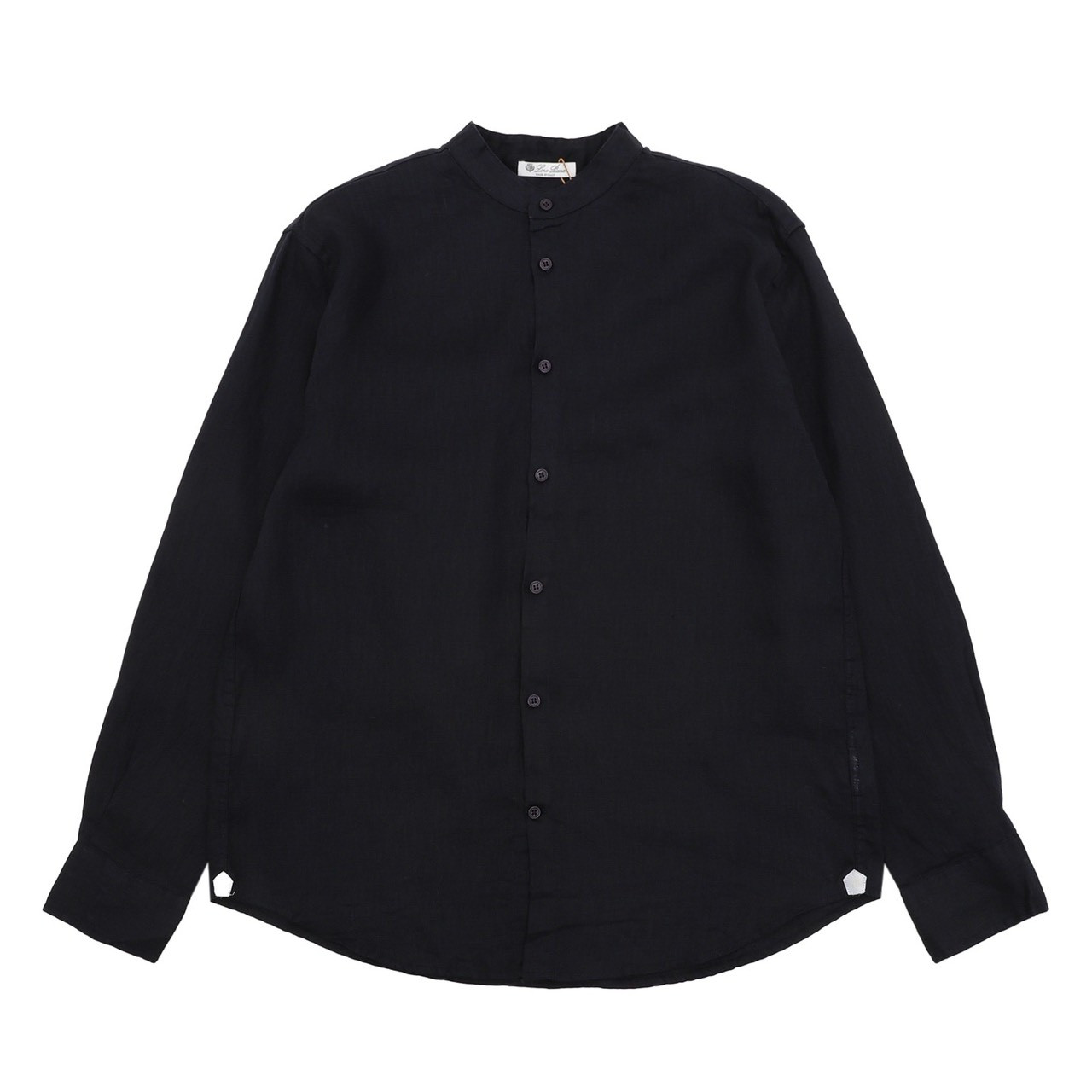 <p>Loro Piana&nbsp; 圆领亚麻衬衫<br />
&nbsp;</p>