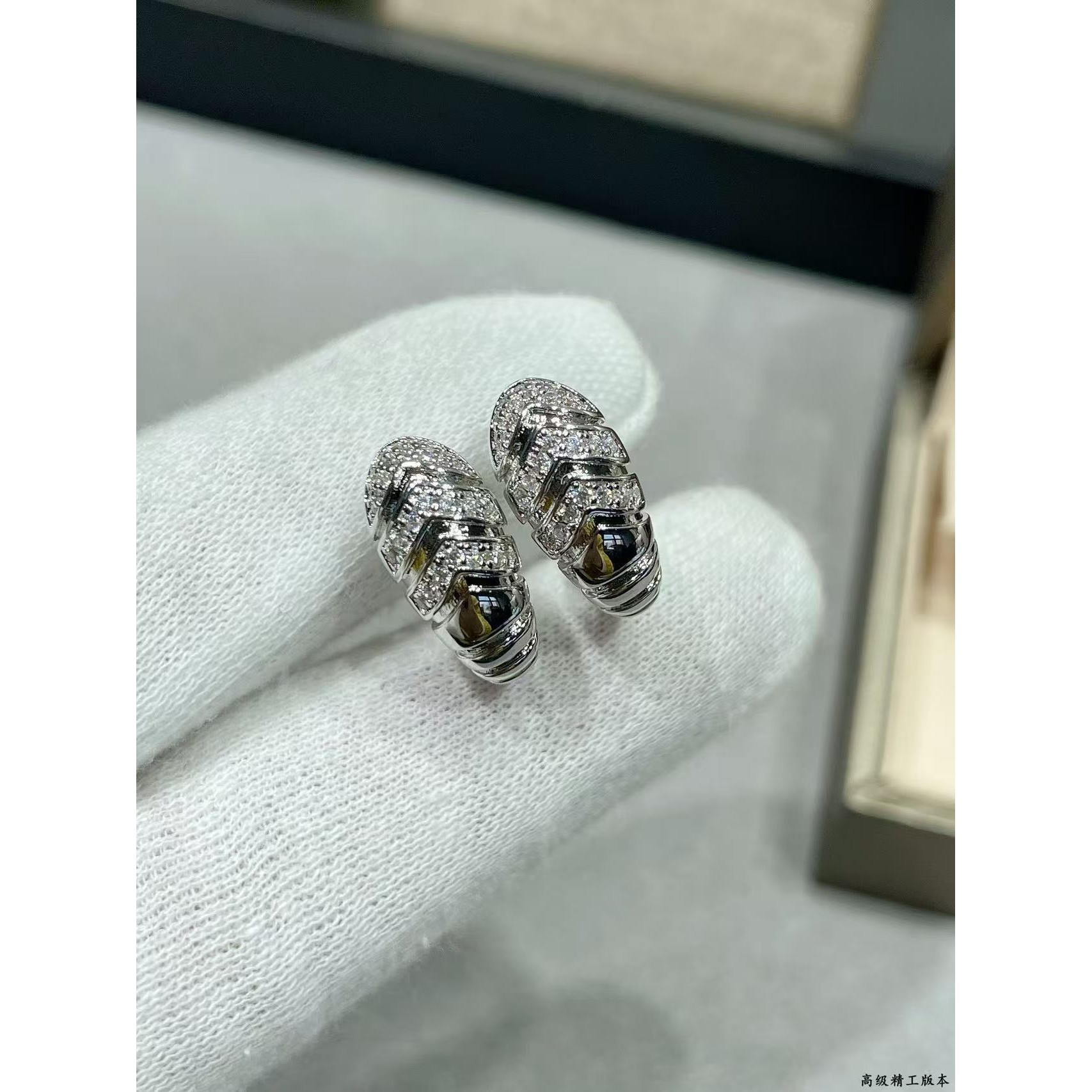 <p>BVLGARI&nbsp;灵蛇耳拍</p>