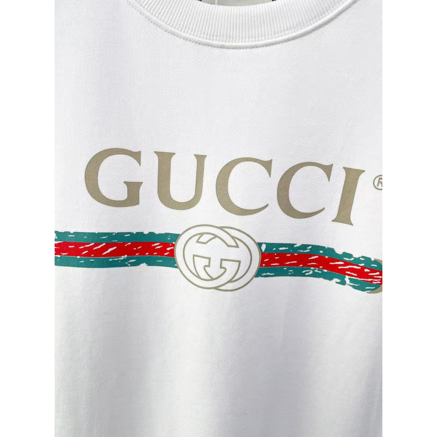 <p>GUCCI 圆领卫衣(白)</p>
