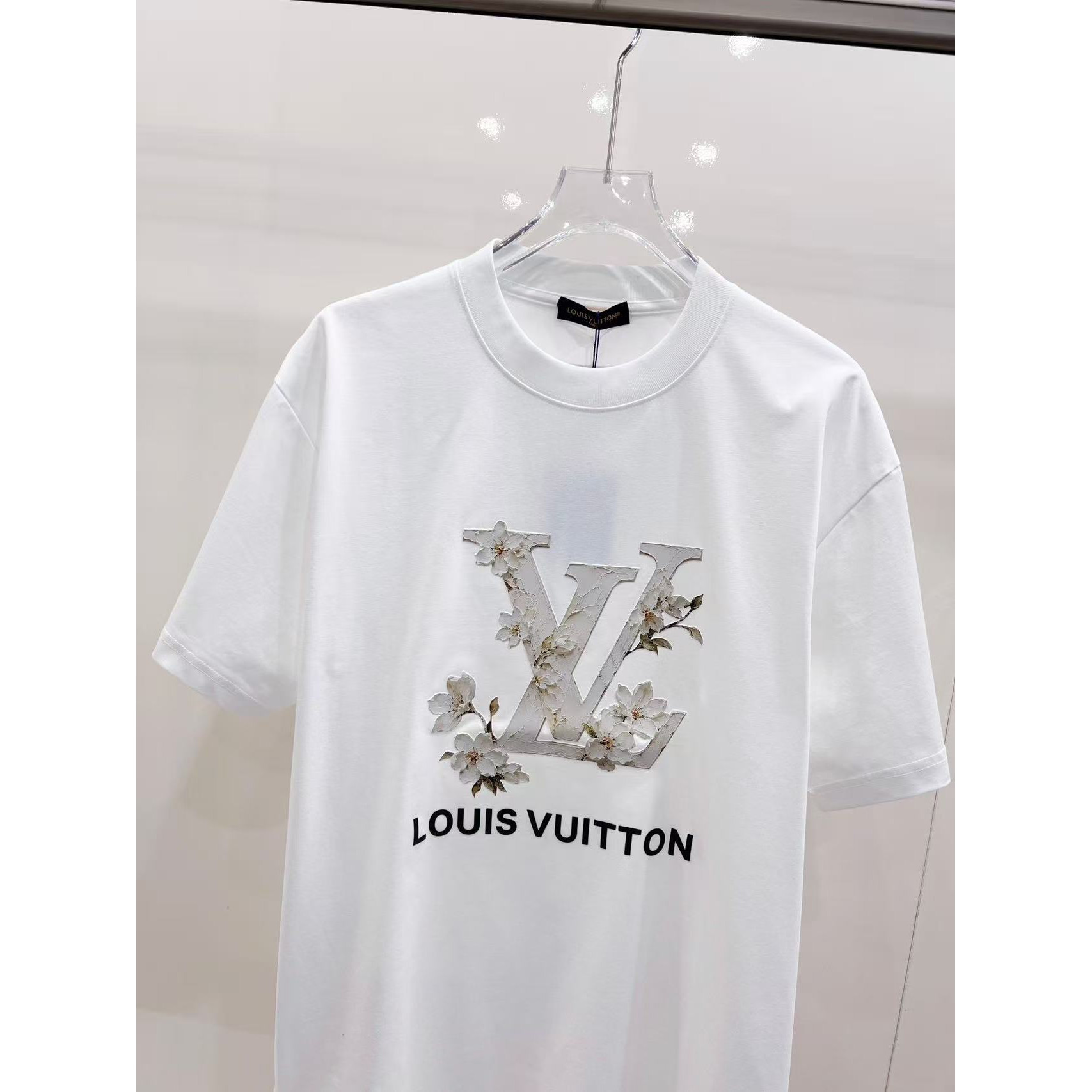 <p>LV 短袖圆领T恤(白)</p>