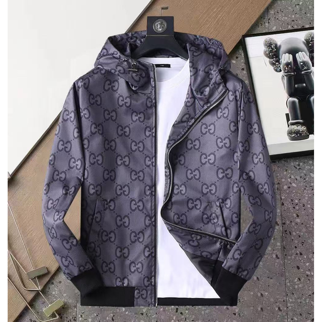 <p>GUCCI 男士夹克外套(深紫)</p>