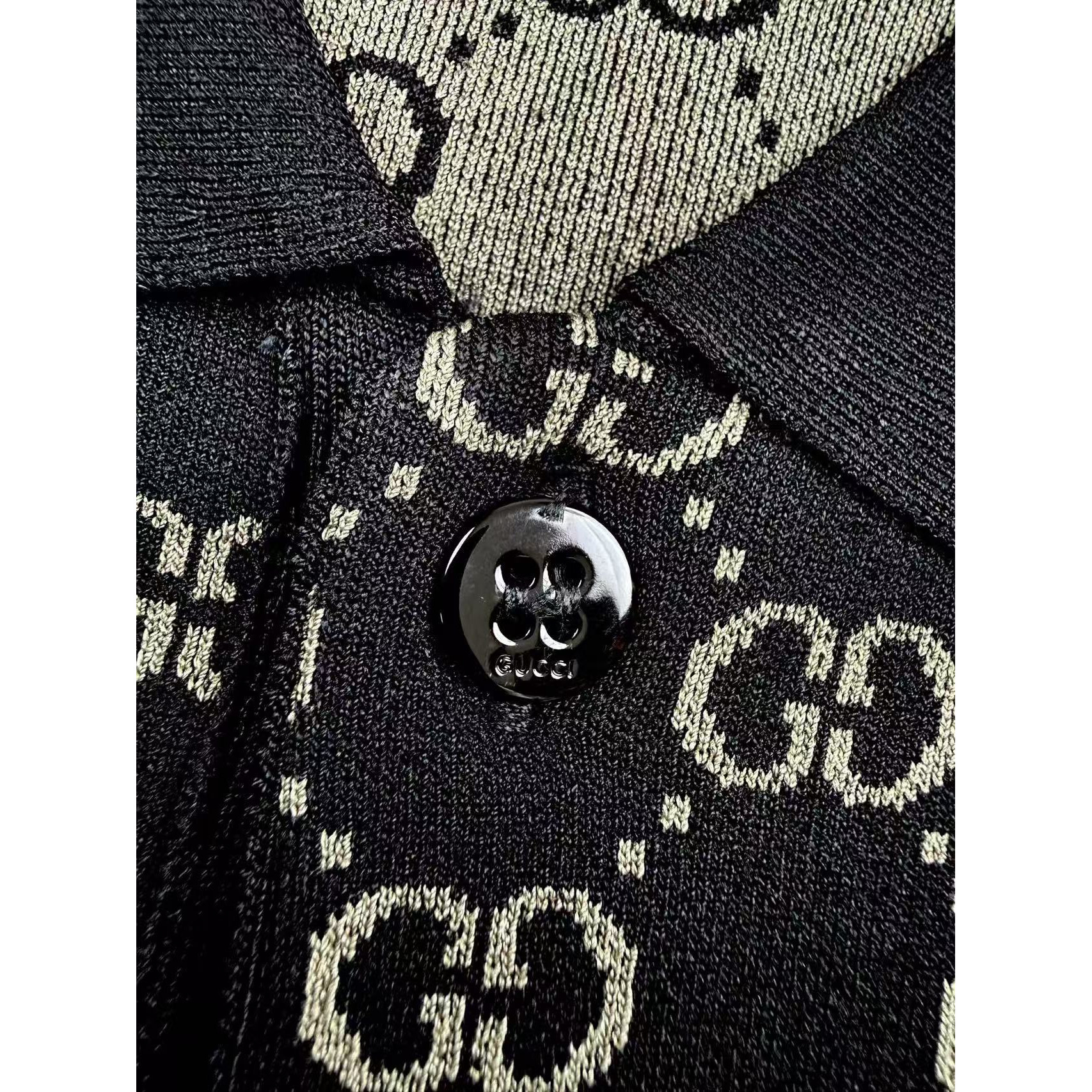 <p>GUCCI 宽松经典图案polo(783039)&nbsp;</p>