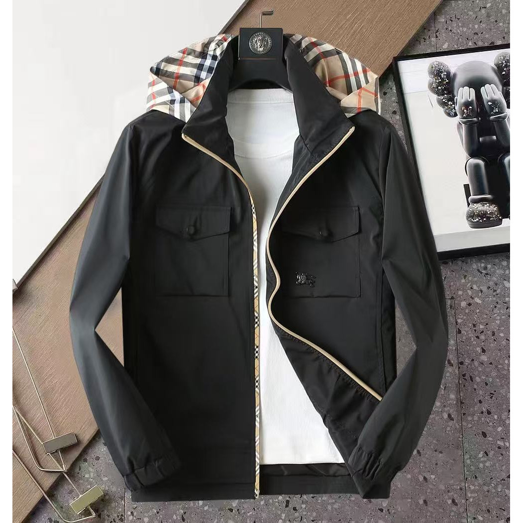 <p>BURBERRY 男士夹克外套(黑)</p>