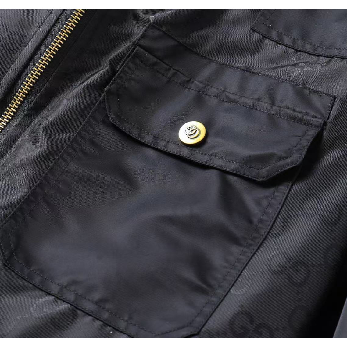 <p>GUCCI&nbsp;男士夹克外套(黑)</p>