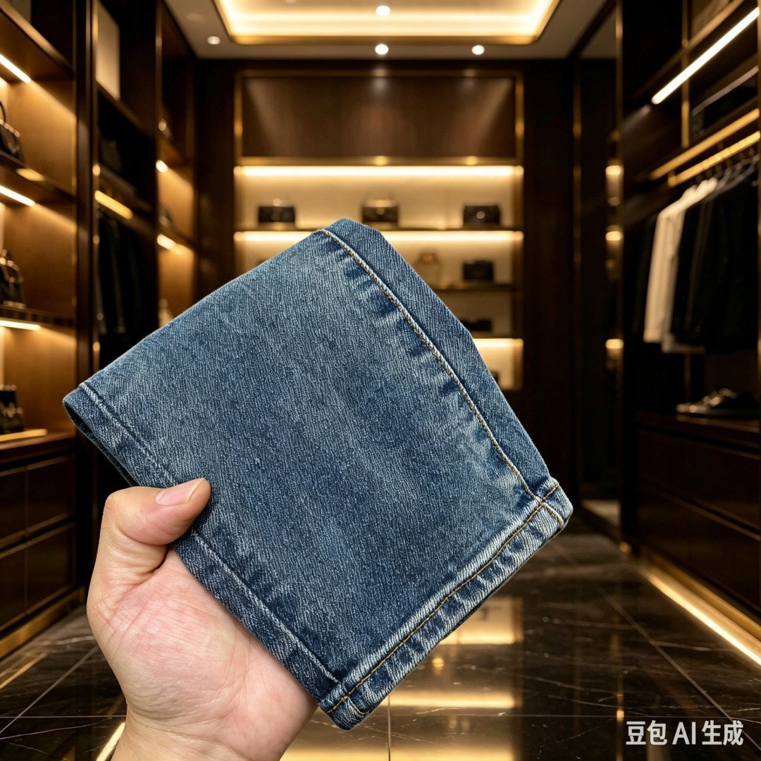 <p>GUCCI 欧洲专柜新款修身小直筒牛仔裤</p>
