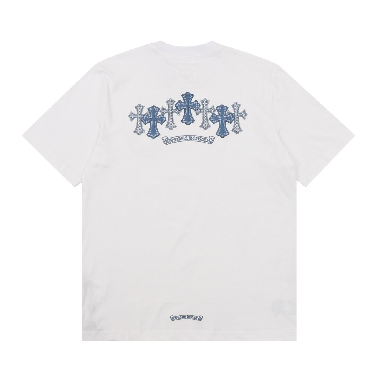 <p>Chrome Hearts 梵文十字架印花短袖(白)</p>
