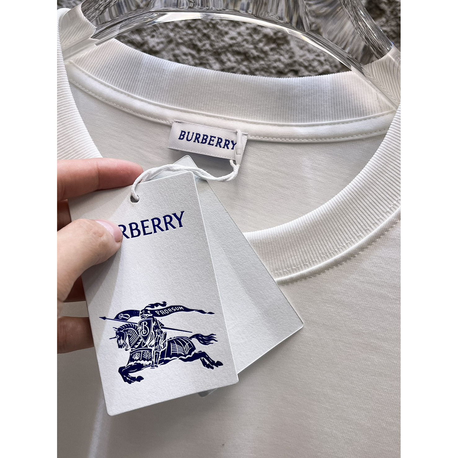 <p>BURBERRY 长袖T恤(白)</p>