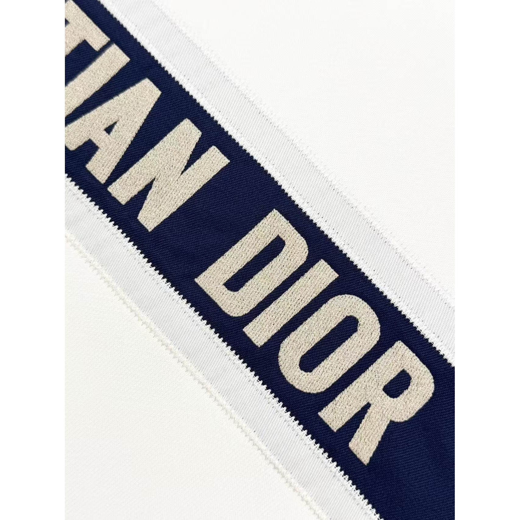 <p>DIOR&nbsp;CD刺绣圆领卫衣(白)</p>