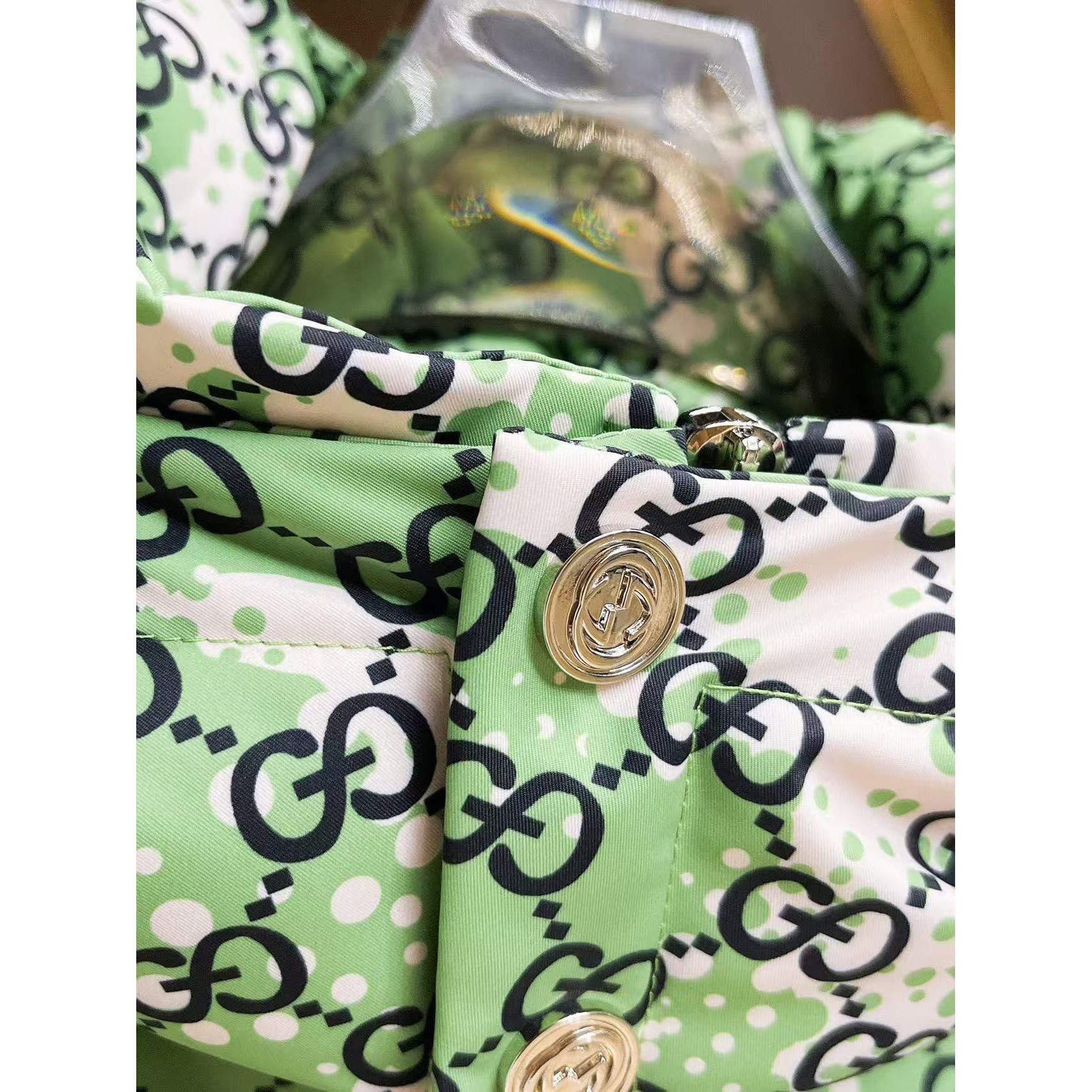 <p>GUCCI 秋冬新款羽绒服(綠)</p>