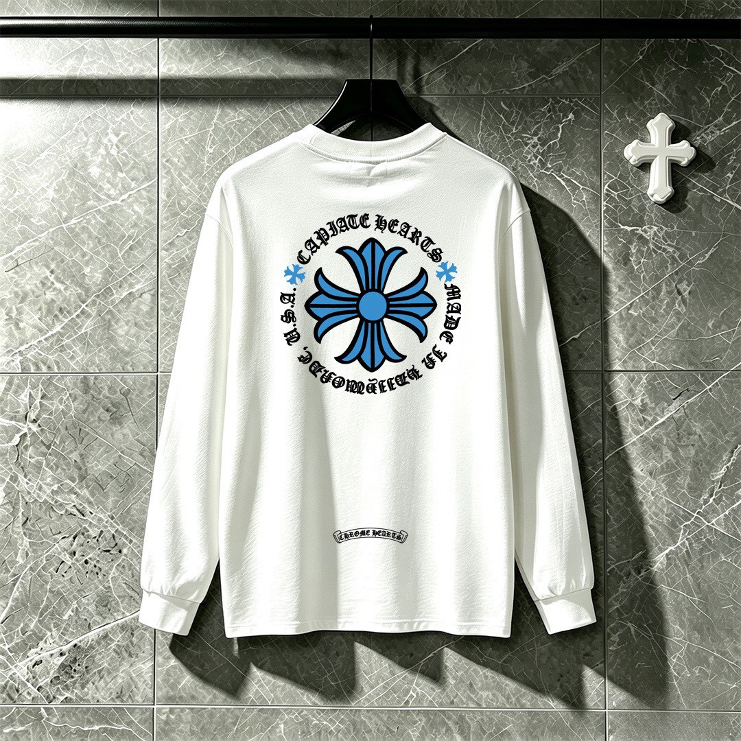 <p>CHROME HEARTS 长袖T恤(白)</p>