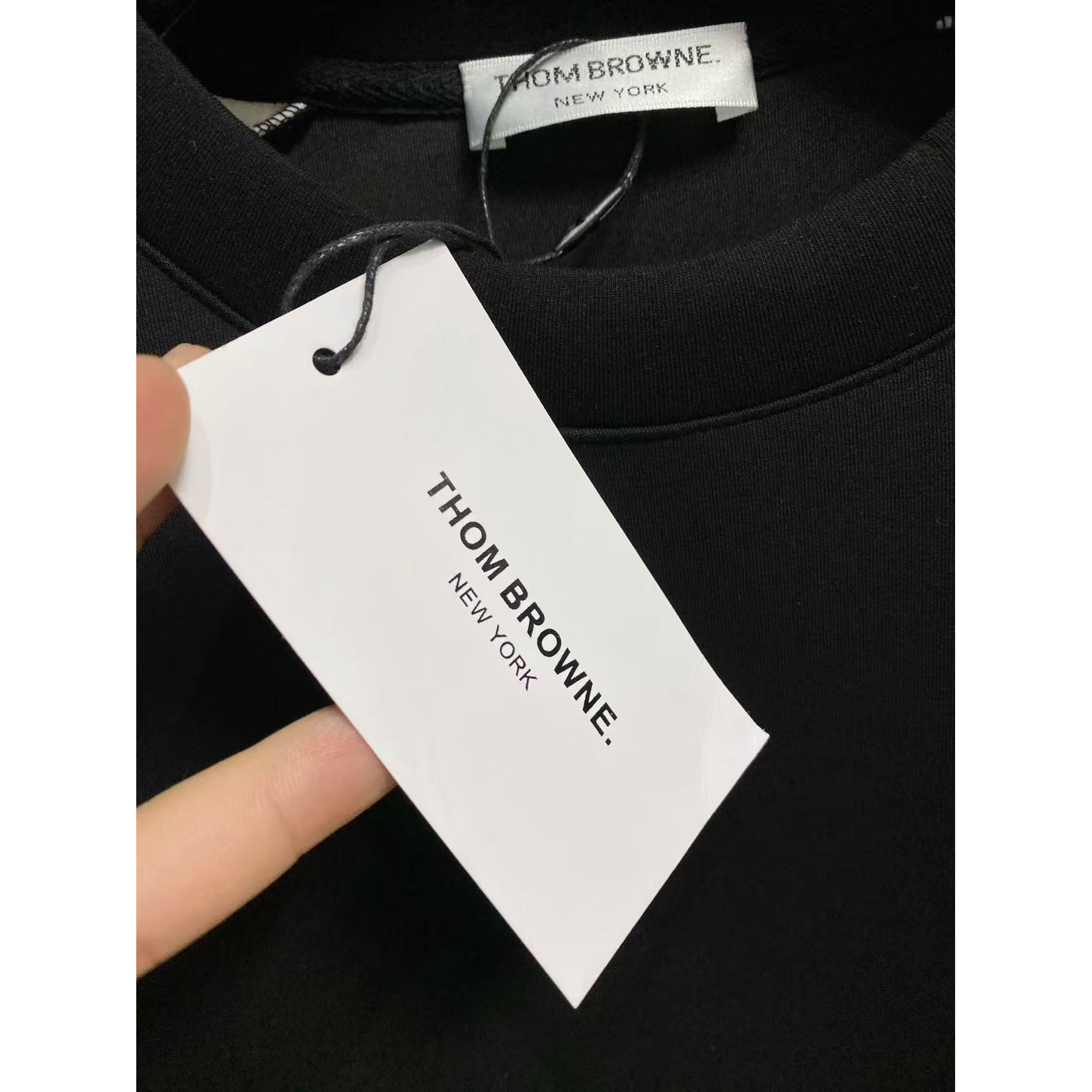 <p>Thom Browne 太空棉卫衣(黑)</p>