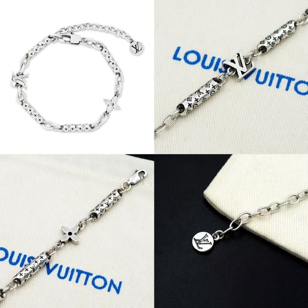 <p>LV Bambou 可调节手链</p>