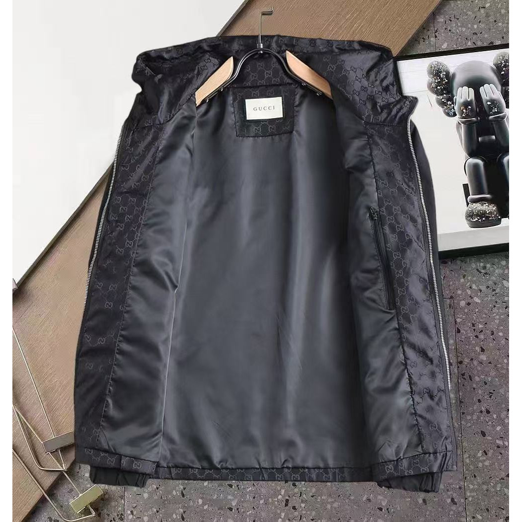 <p>GUCCI&nbsp;男士夹克外套(黑)</p>