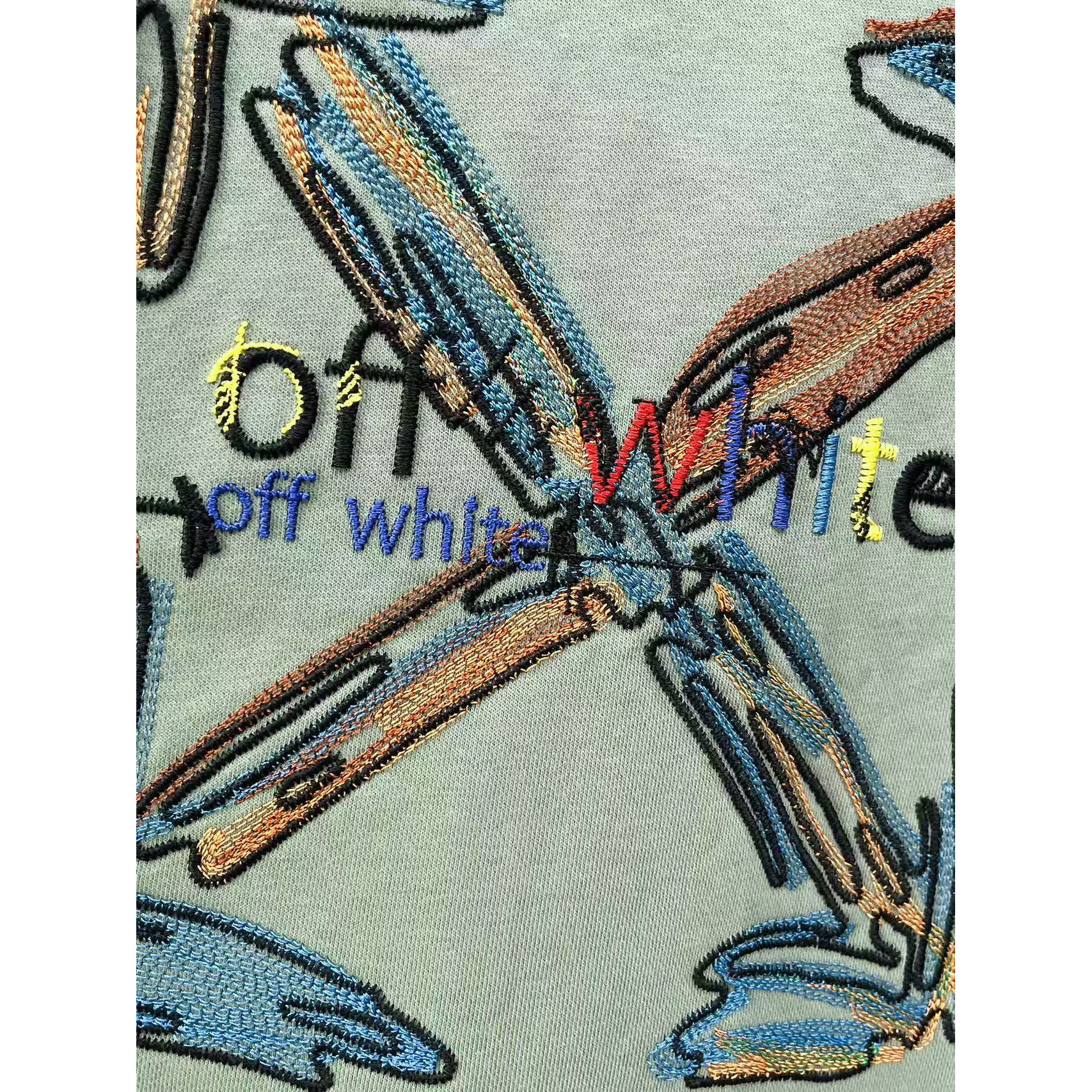 <p>OFF 圓領長袖T恤(軍綠)<br />
&nbsp;</p>