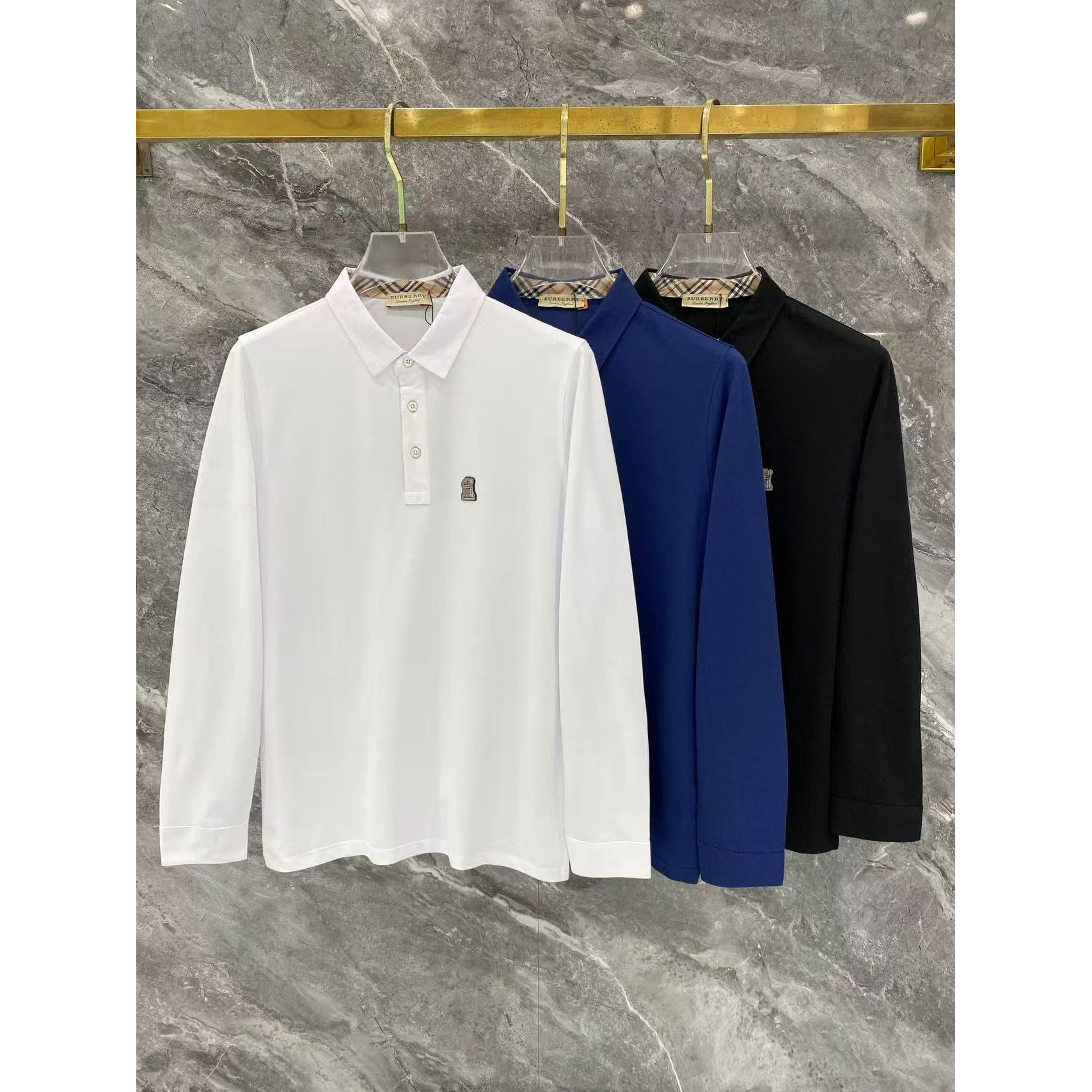 <p>Burberry 秋冬长袖Polo(782994)</p>