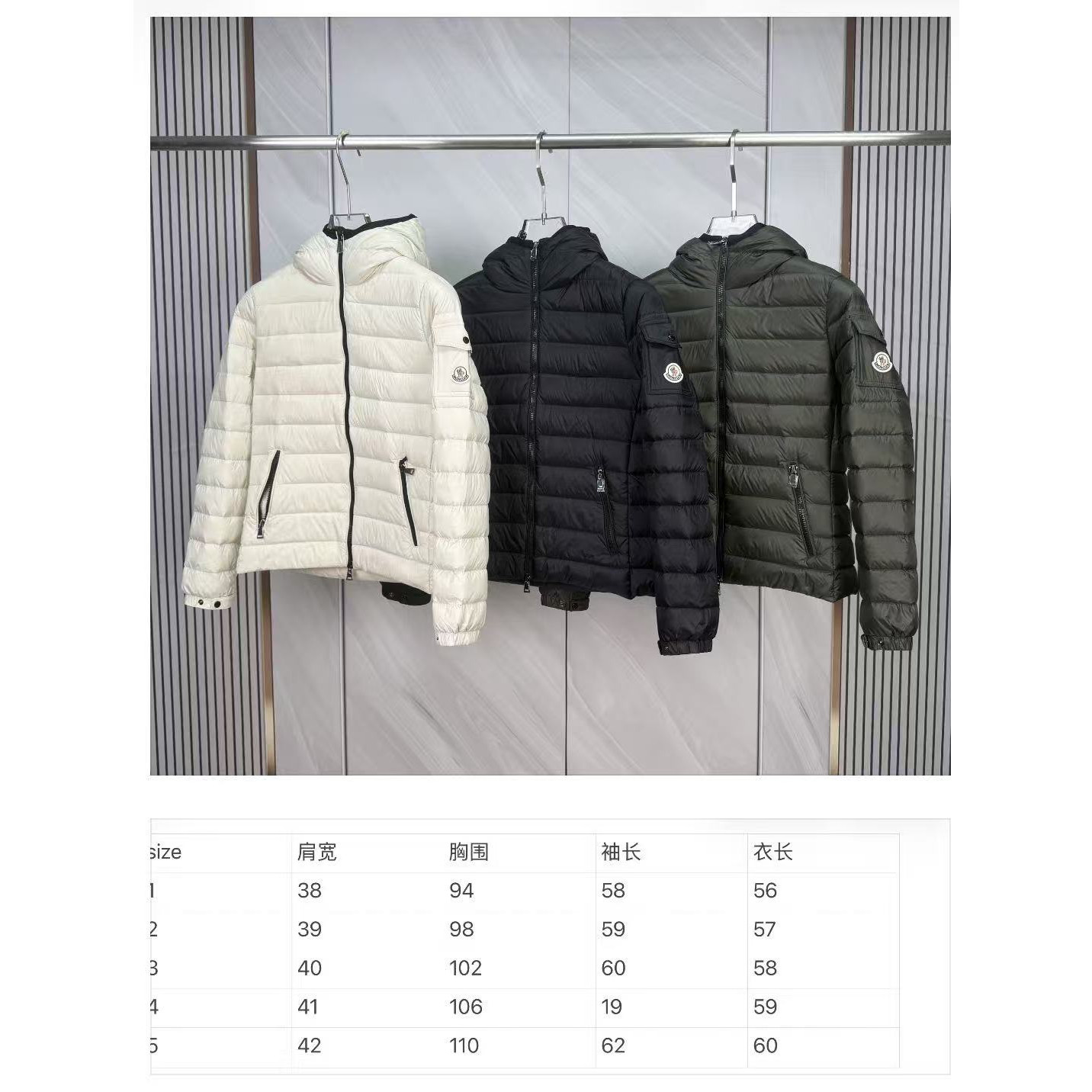 <p>Moncler Bles系列羽绒服(軍綠)</p>