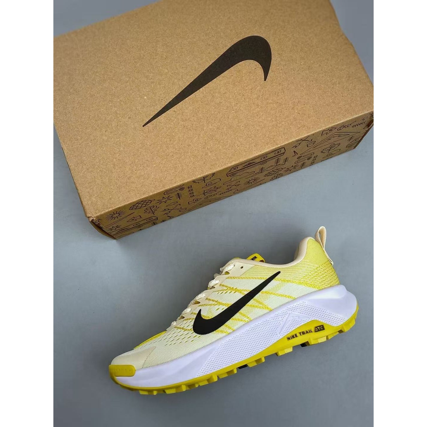 <p>NIKE REACTX Wildhorse 10 户外运动越野跑步鞋(黃)</p>