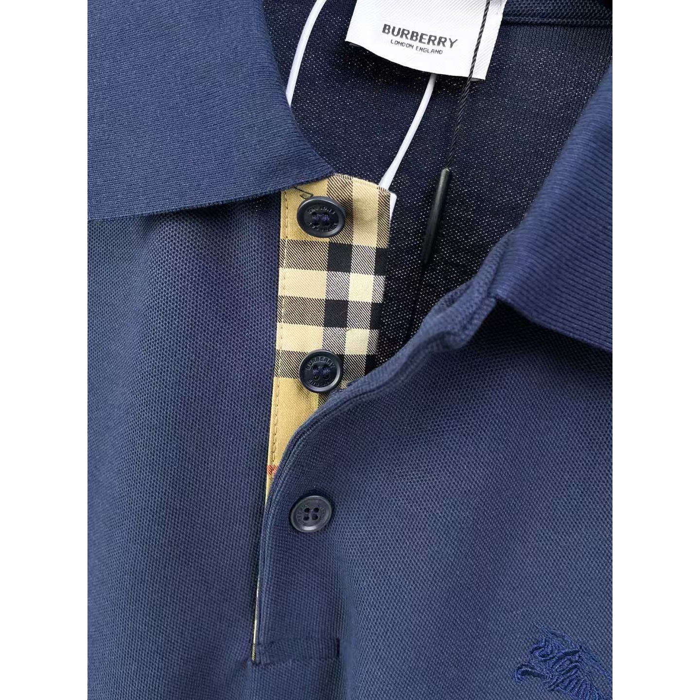 <p>BURBERRY 长袖Polo衫(藍)</p>