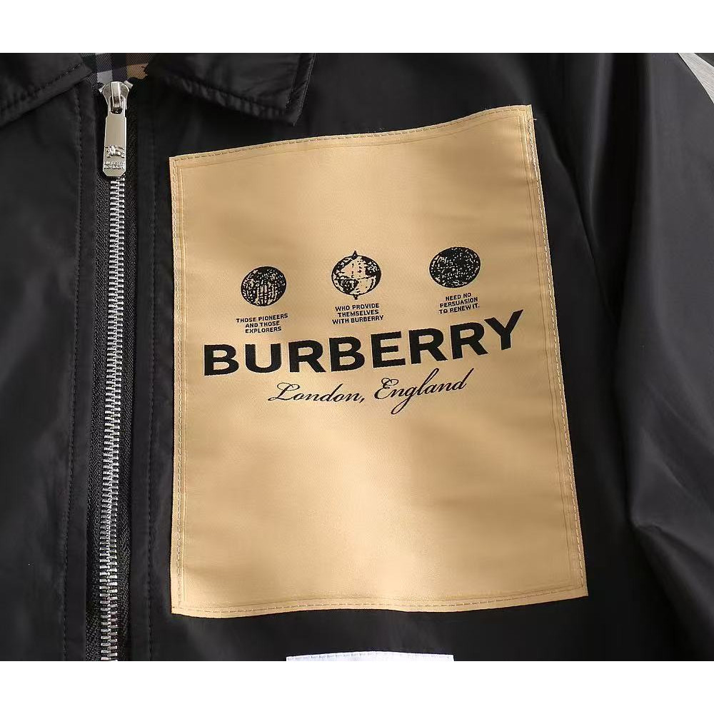 <p>BURBERRY&nbsp;男士夹克外套(黑)</p>
