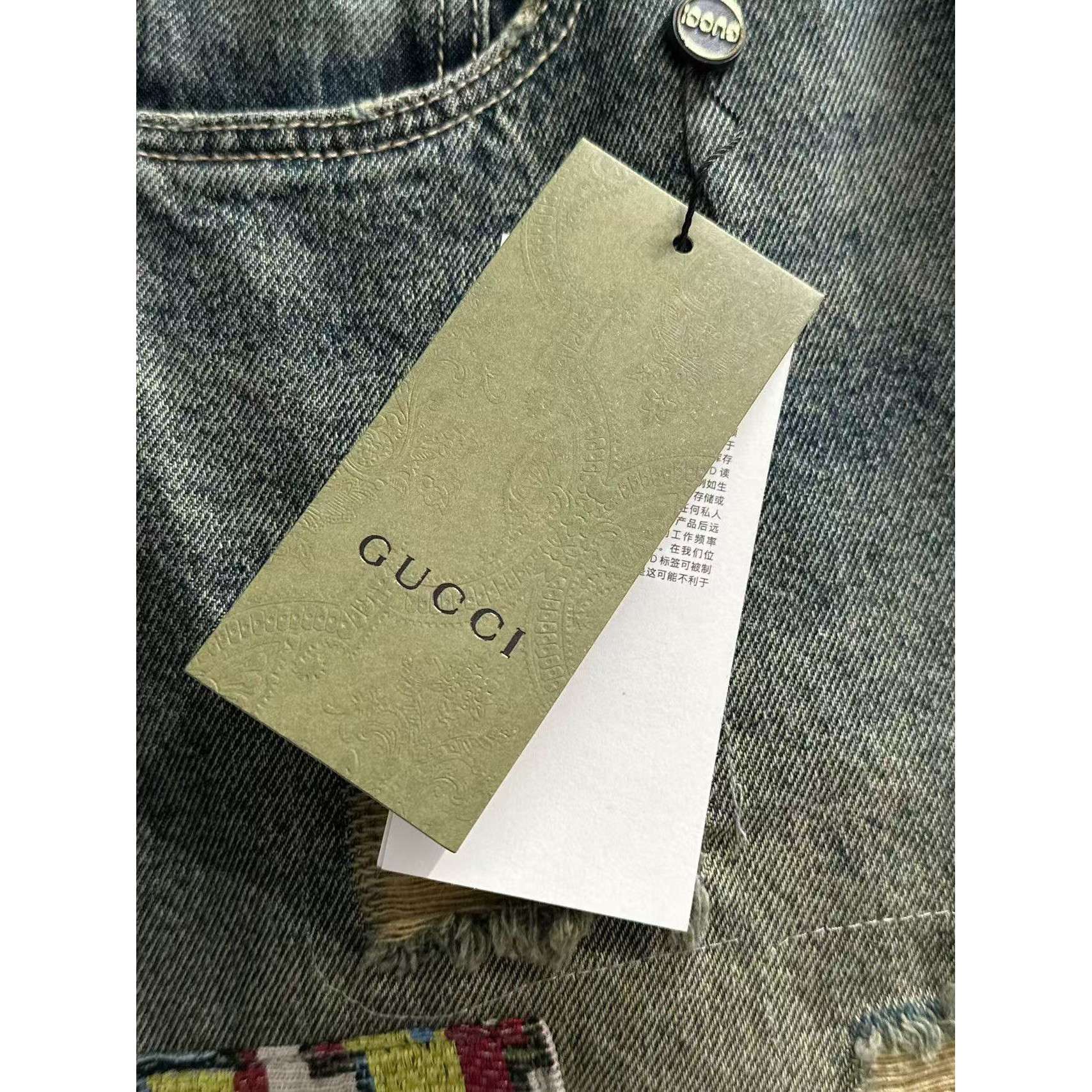 <p>GUCCI&nbsp;四季款经典牛仔裤直筒长裤(藍)</p>