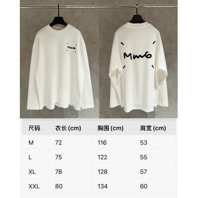 <p>Maison Margiela 长袖T恤(白B04)</p>