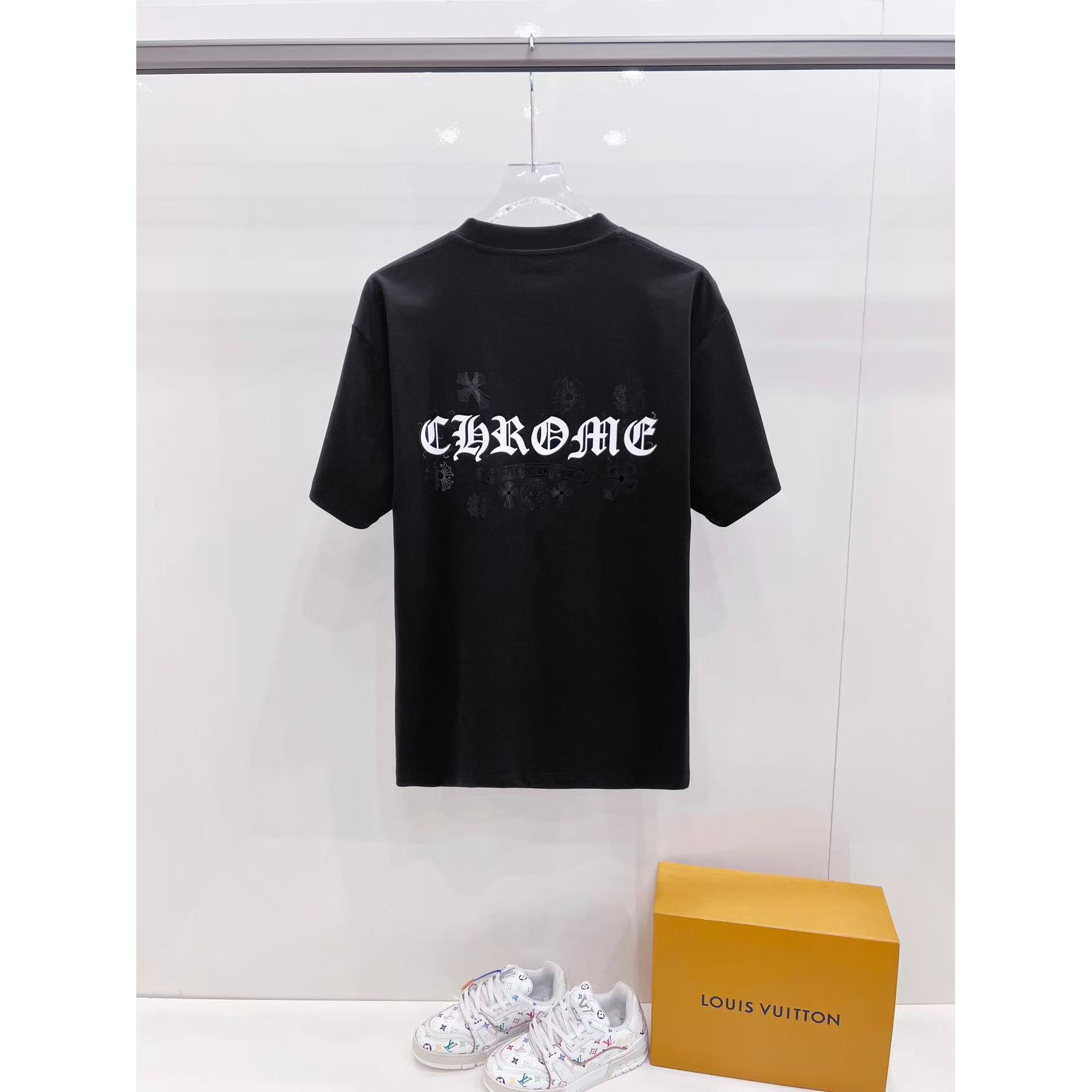 <p>CHROME HEARTS 短袖圆领T恤(黑)</p>