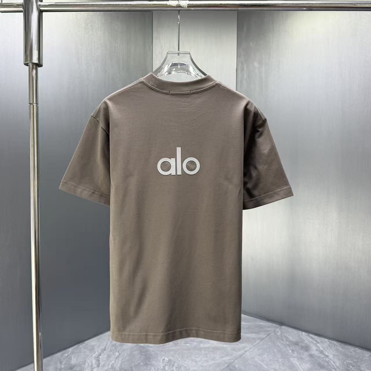 <p>ALO 短袖T恤 厚板 (棕)</p>