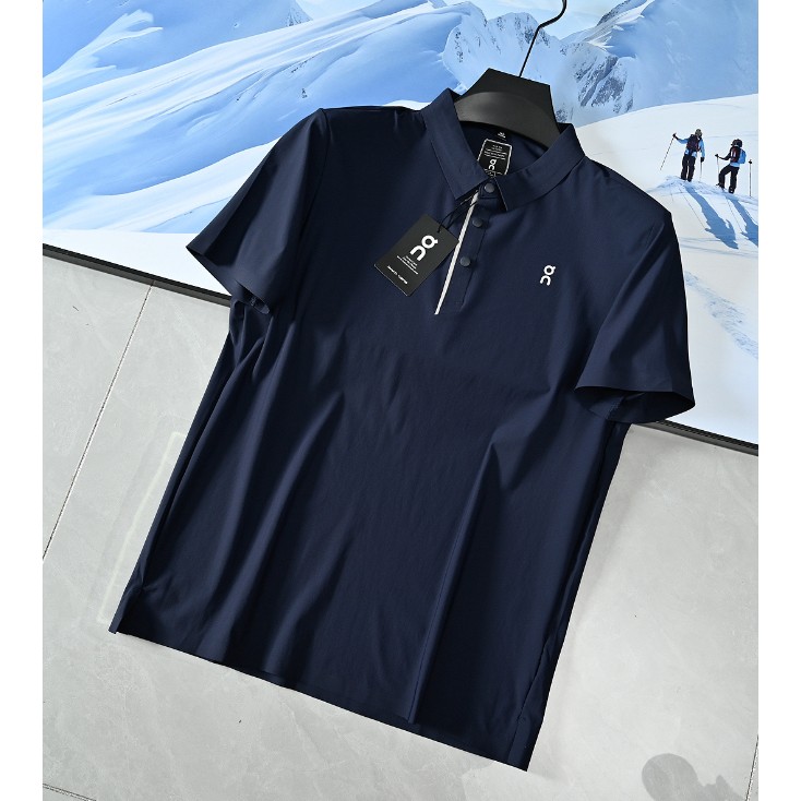 <p>ON 冰絲無痕速乾POLO衫(藏青)</p>