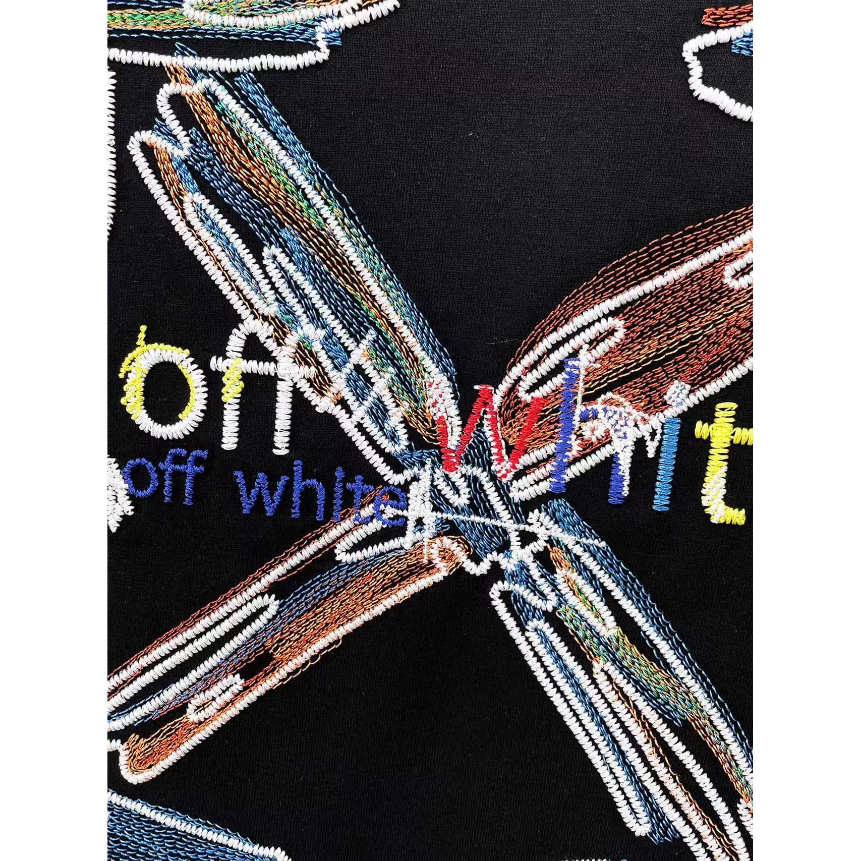 <p>OFF 专柜新款短袖T恤(黑)</p>