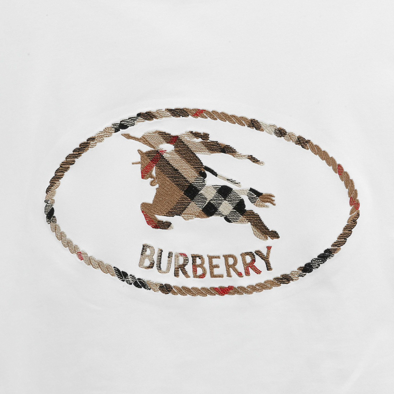 <p>Burberry 战马短袖T恤(白)</p>
