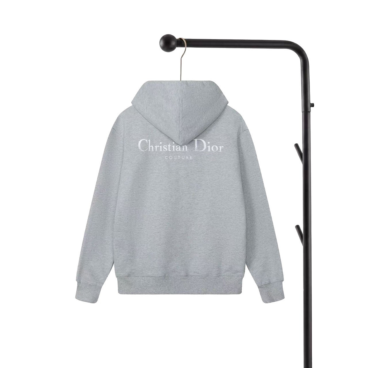 <p>Dior logo印花帽衫卫衣(灰)</p>