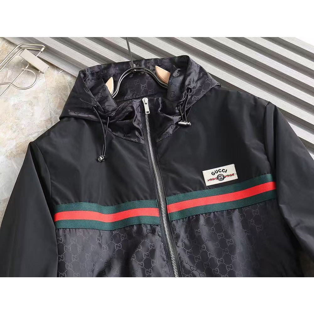 <p>GUCCI&nbsp;男士夹克外套(黑)</p>