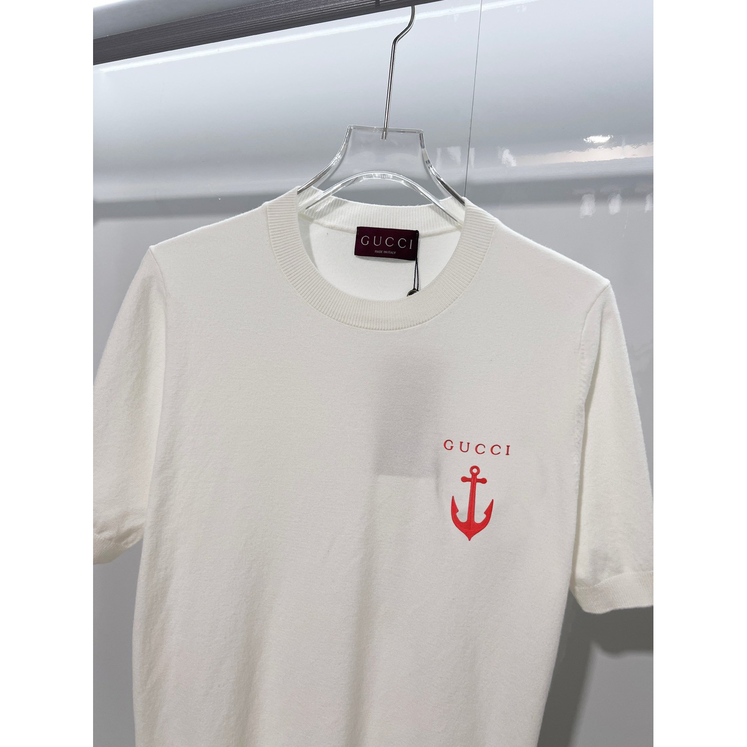 <p>GUCCI 针织衫圆领(白)</p>