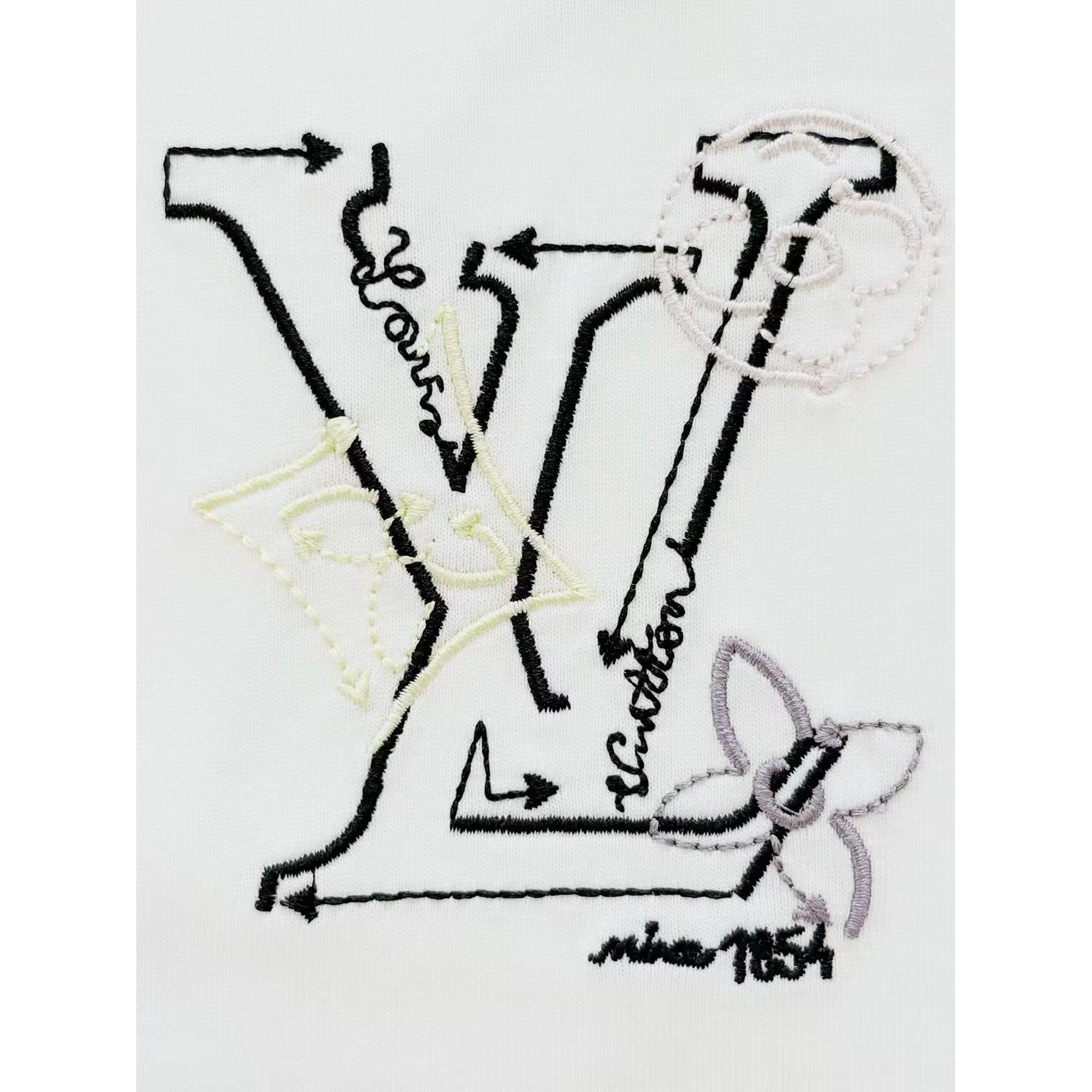 <p>LV&nbsp;短袖T恤(白)</p>
