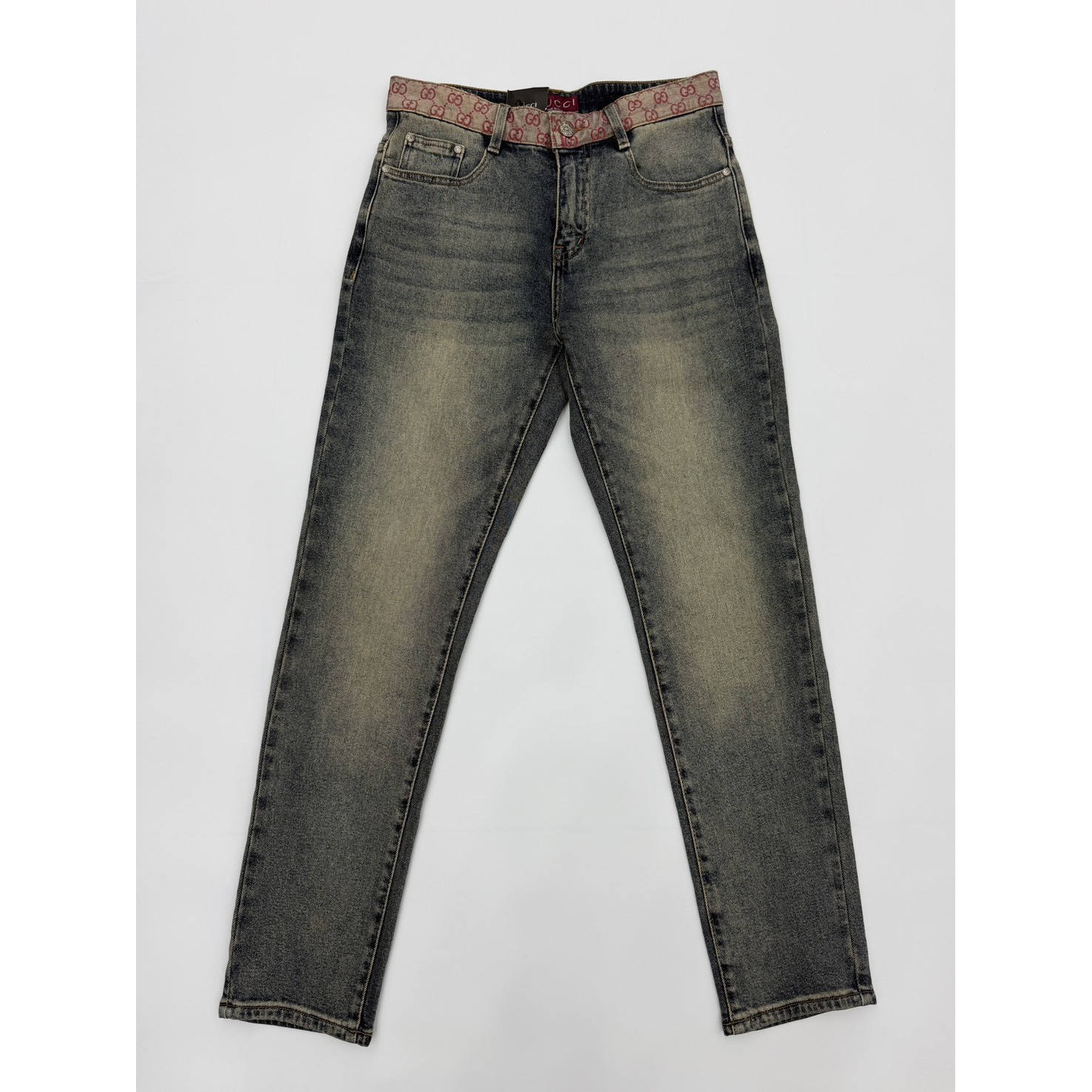 <p>GUCCI 阔腿直筒牛仔裤(D2681#)</p>
