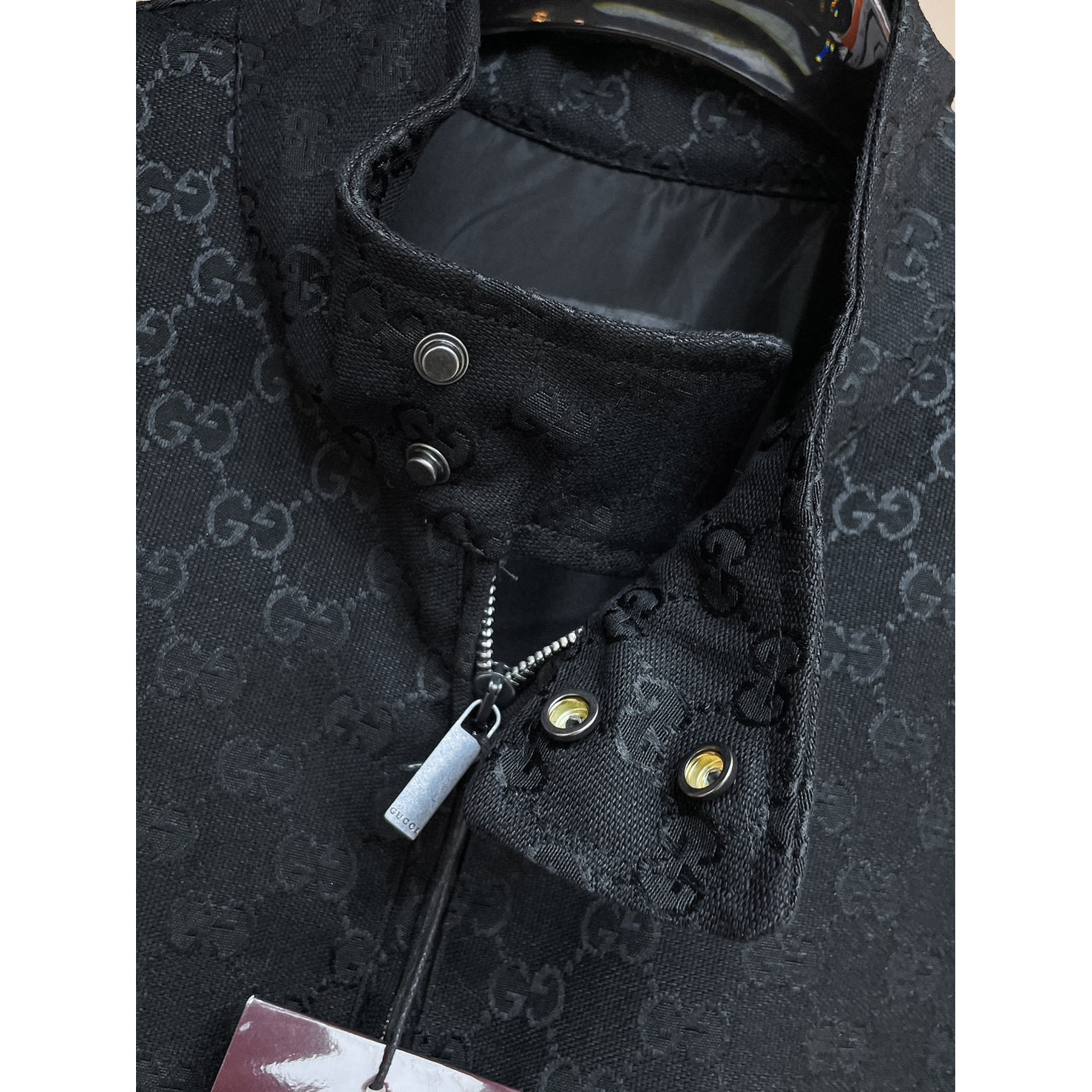 <p>GUCCI 男士夹克外套(黑)</p>