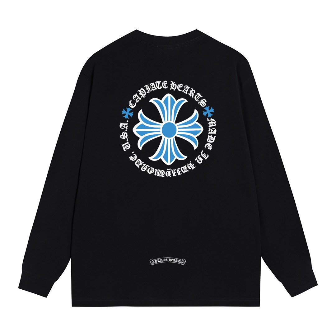 <p>CHROME HEARTS 长袖T恤(黑)</p>
