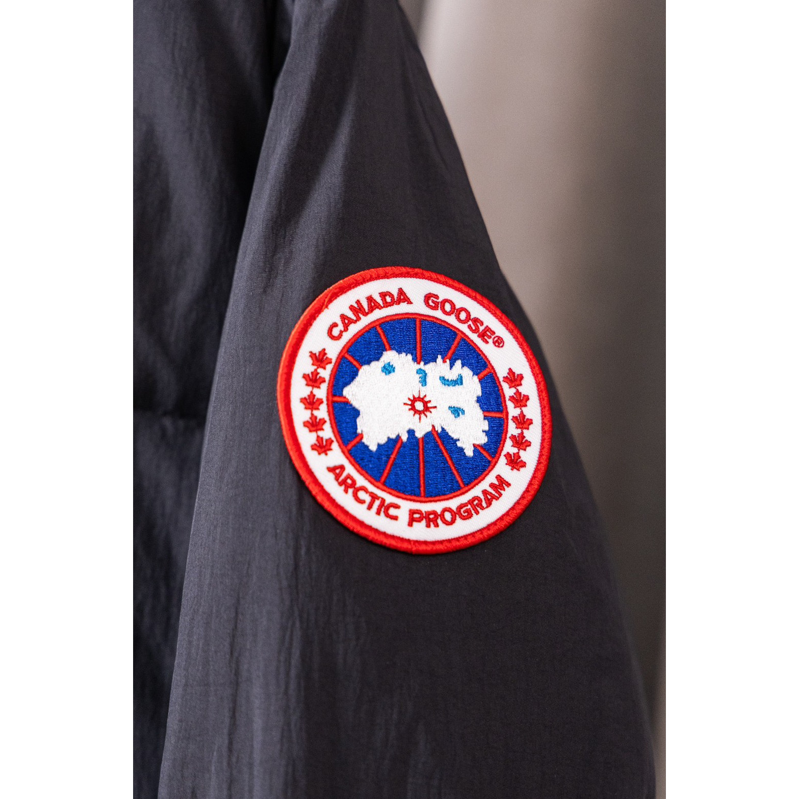 <p>Canada Goose Lawrence 系列2802立领羽绒服(黑色)</p>