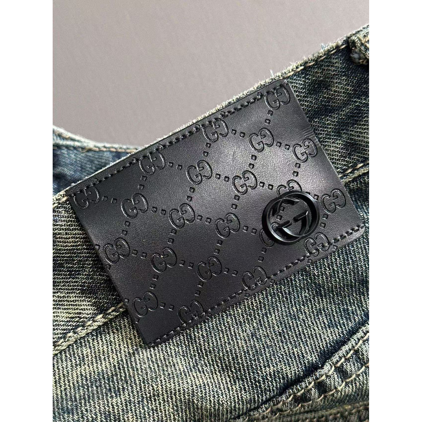 <p>GUCCI&nbsp;四季款经典牛仔裤直筒长裤(藍)</p>