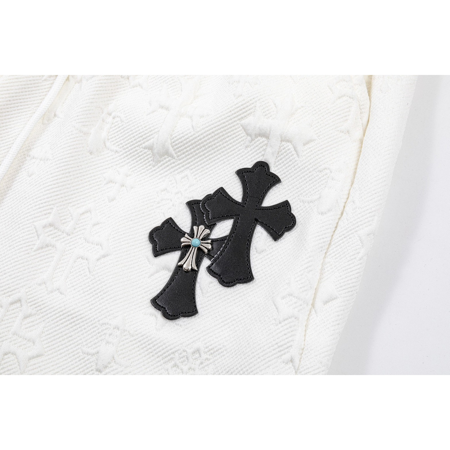 <p>CHROME HEARTS 休闲短裤(白)</p>