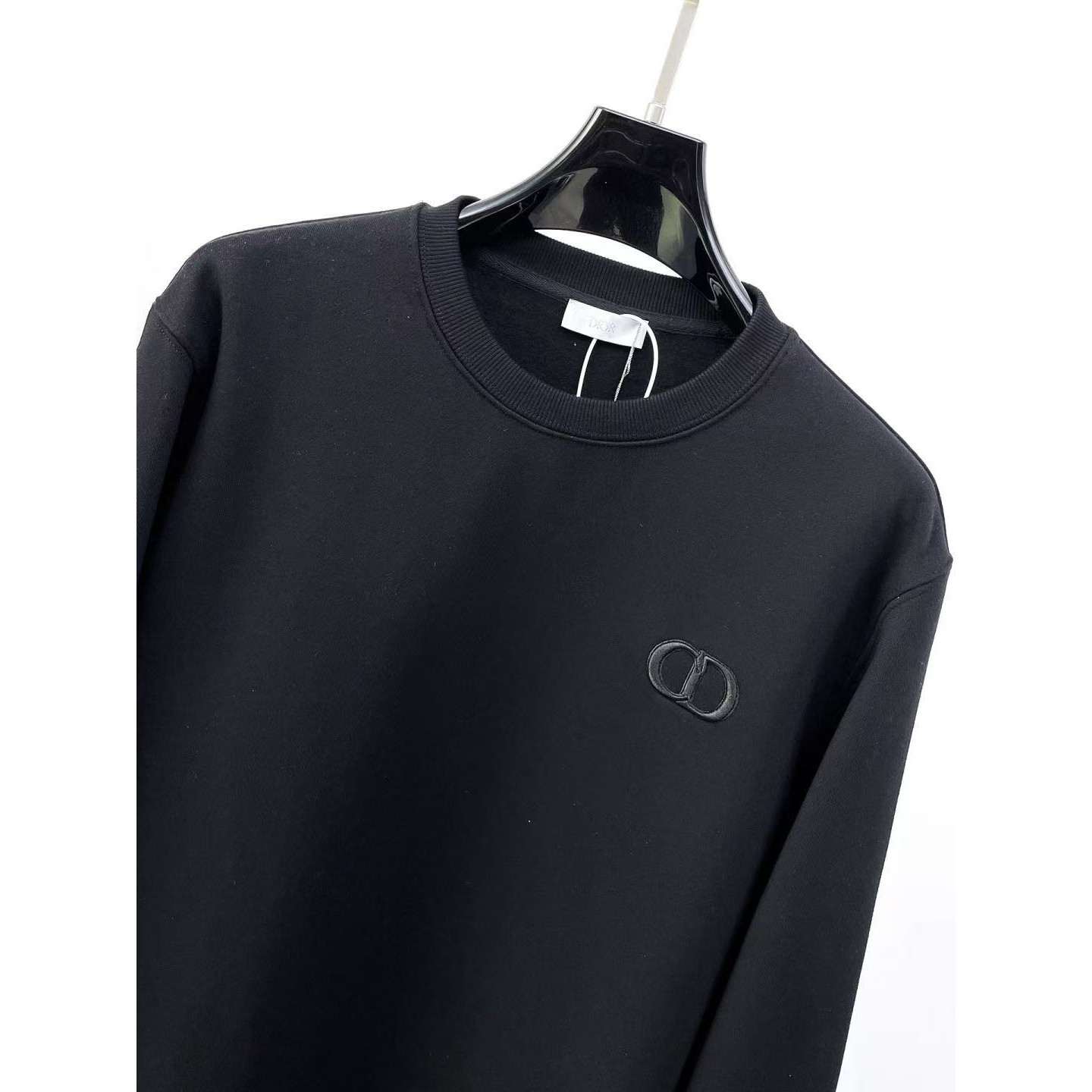 <p>DIOR 圆领卫衣(黑)</p>